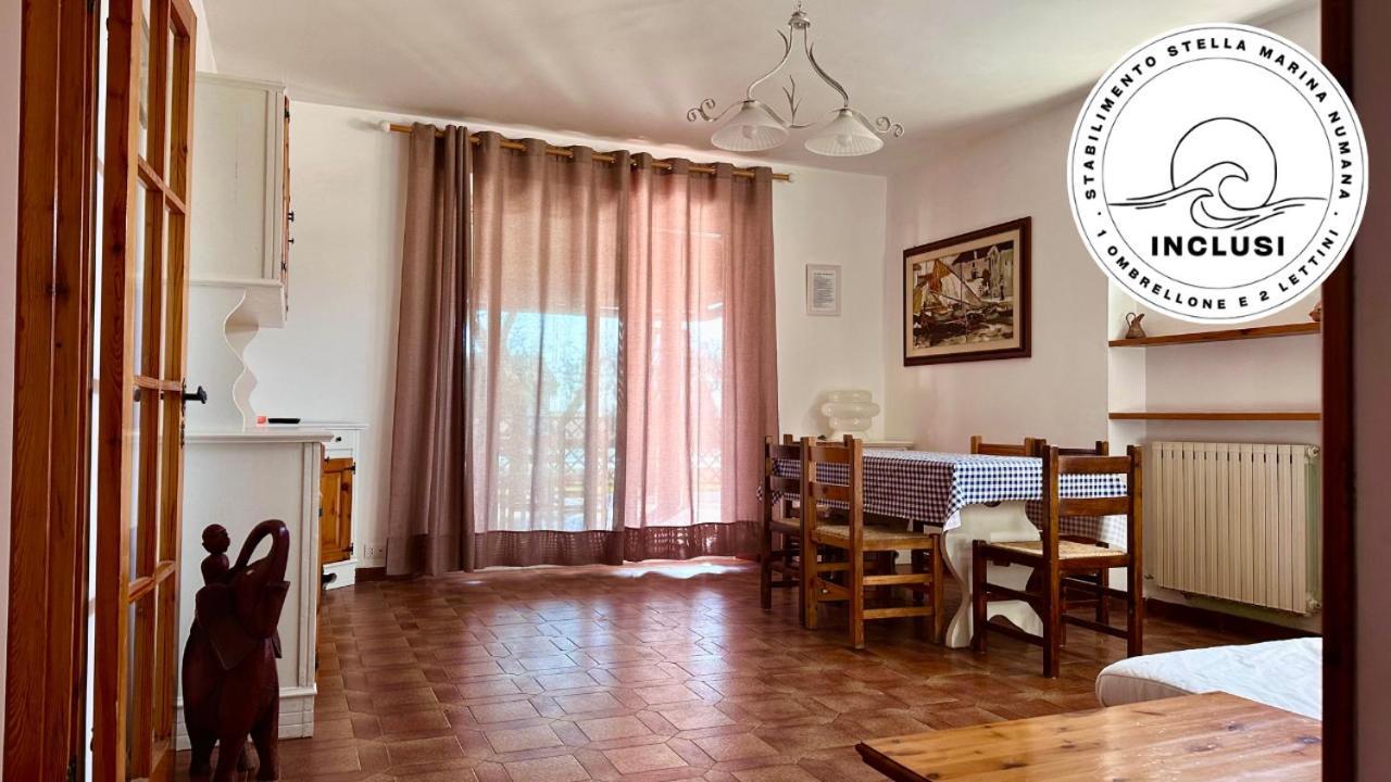 Viva3 - Numana, Ampio Trilocale In Villa Con Piscina Exterior foto